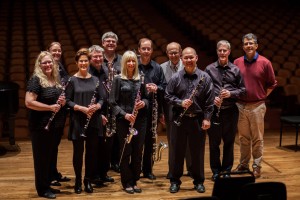 Clarinet Fusion at the San Francisco Community of Music Makers with SFS mentor & clarinetist, Jerome Simas, and arranger & President, World Association for Symphonic Bands and Ensembles Professor of Music, Director of Bands, Emeritus California Polytechnic State University, San Luis Obispo, California, USA, William V. Johnson